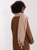 Hurtownia onlne Ciemnobeżowy długi szal damski