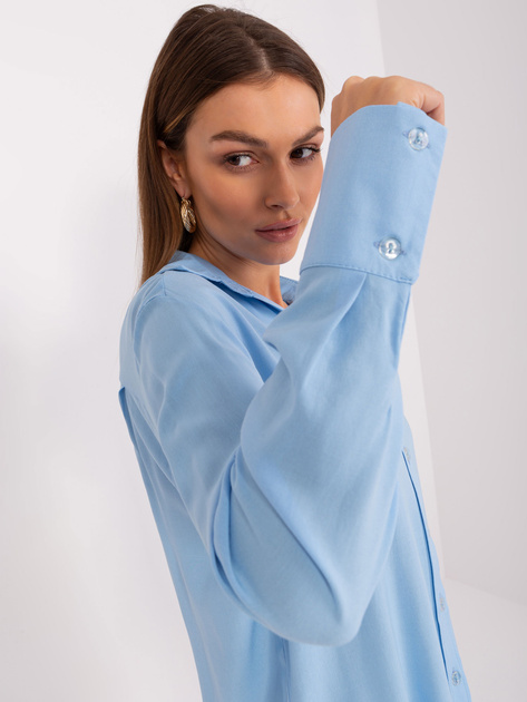 Hurt Jasnoniebieska klasyczna koszula z kołnierzem