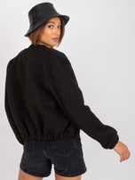 Czarna kurtka przejściowa z kieszeniami Haiti RUE PARIS