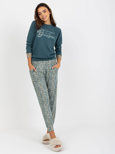 Hurtownia Morska dwuczęściowa piżama z długim rękawem