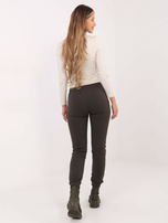 Ciemne khaki spodnie Faster