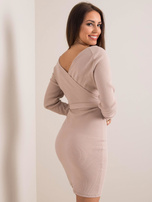 Beżowa sukienka Dolce RUE PARIS