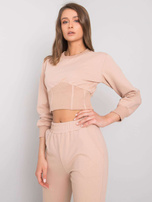 Beżowy komplet casualowy Odille RUE PARIS