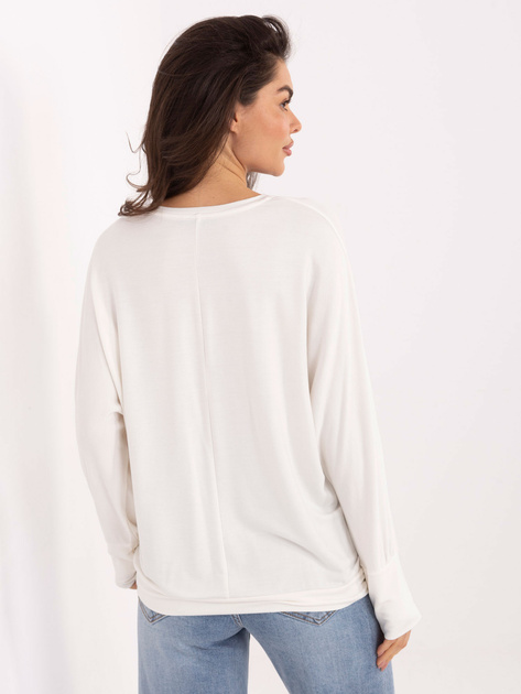Ecru casualowa bluzka z modalu