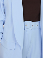 Jasnoniebieski dwuczęściowy garnitur z nogawką 7/8 RUE PARIS 