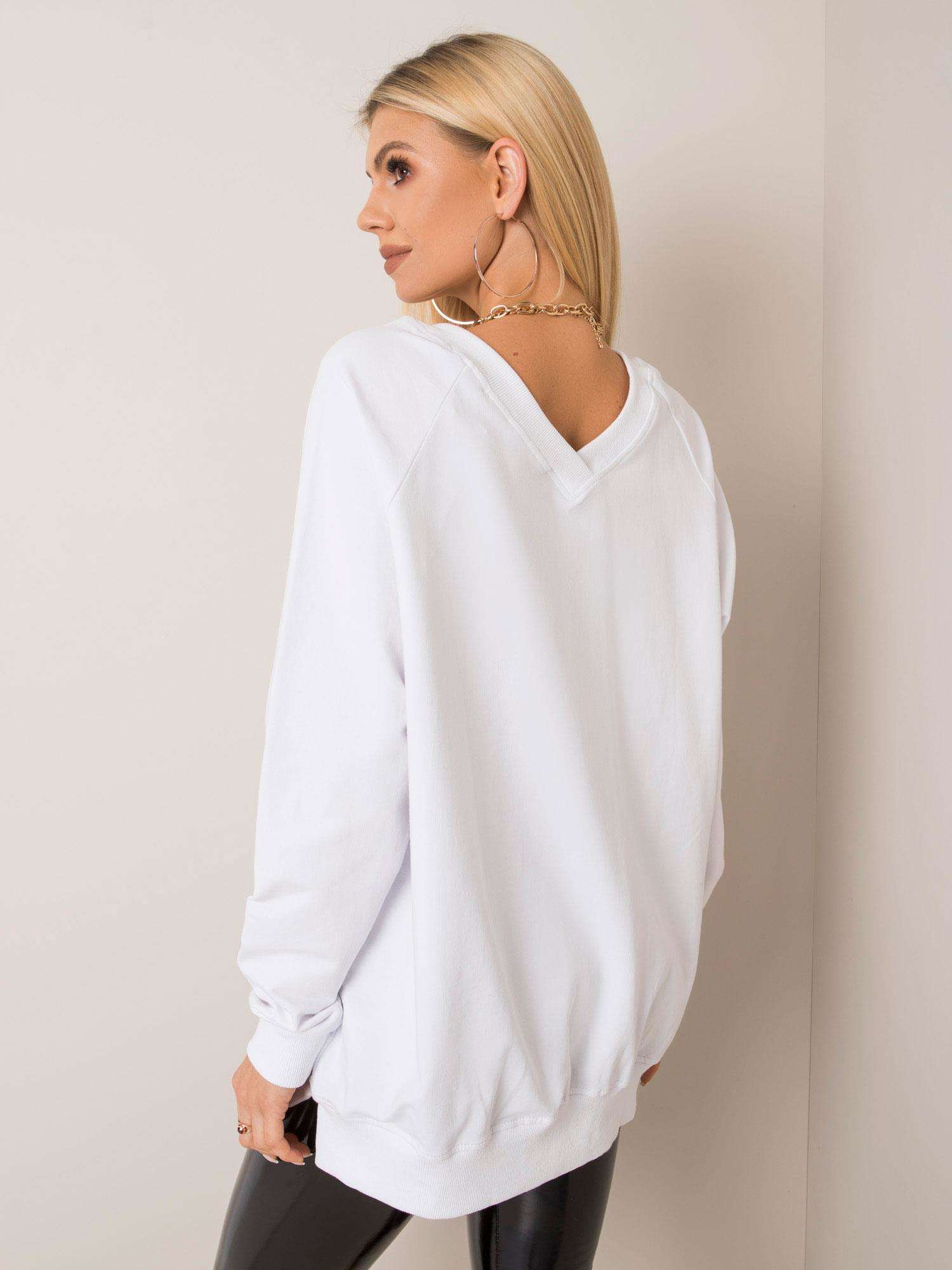 White sweatshirt Leila RUE PARIS