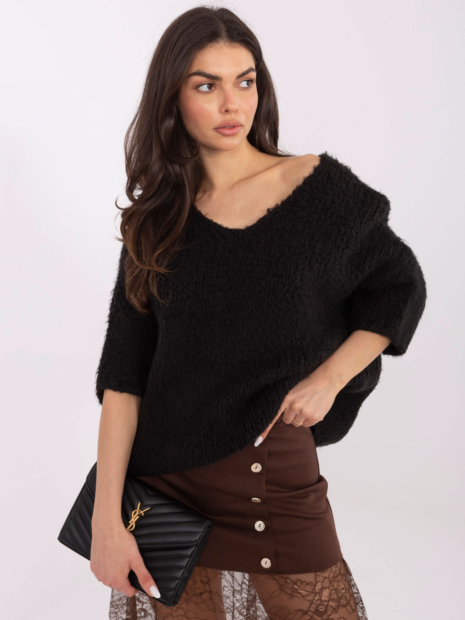 Sweter czarny