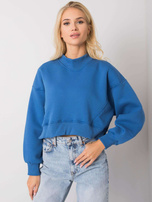 Dark Blue Hoodless Sweatshirt Thilde 