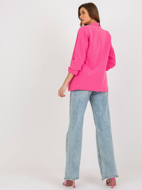 Hurt Różowa elegancka marynarka z podszewką Adela