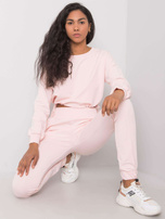 Jasnoróżowy komplet casualowy Laila RUE PARIS