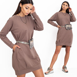 Brązowa sukienka Cristine