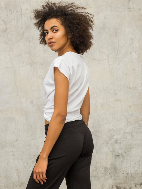 FOR FITNESS Biały t-shirt Keira