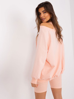 Hurtownia Brzoskwiniowy komplet damski trzyczęściowy