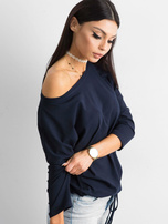 Granatowa bluzka Fiona
