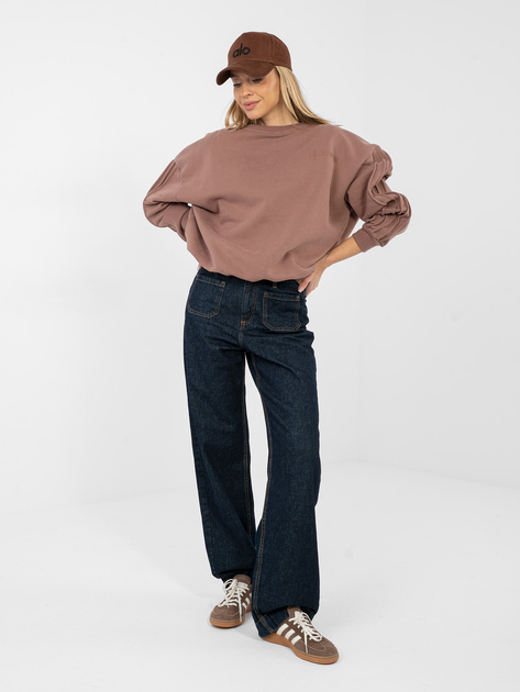 Brązowa damska bluza oversize NATURAL SIDE