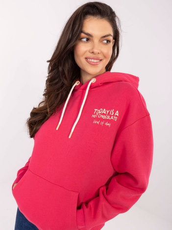 Fuksjowa bluza z nadrukiem Hot Chocolate SUBLEVEL
