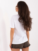 Biały t-shirt z nadrukiem Tiger