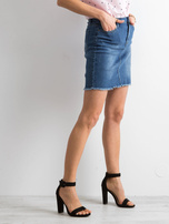 Spódnica denimowa mini niebieska