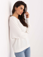Ecru casualowa bluzka z modalu