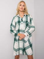 Zielona sukienka w kratę Maelia