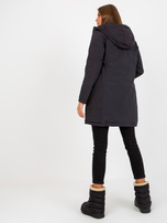 Hurt Czarna dwustronna kurtka przejściowa z pikowaniem