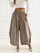 Fango damskie spodnie alladynki z sztruksu