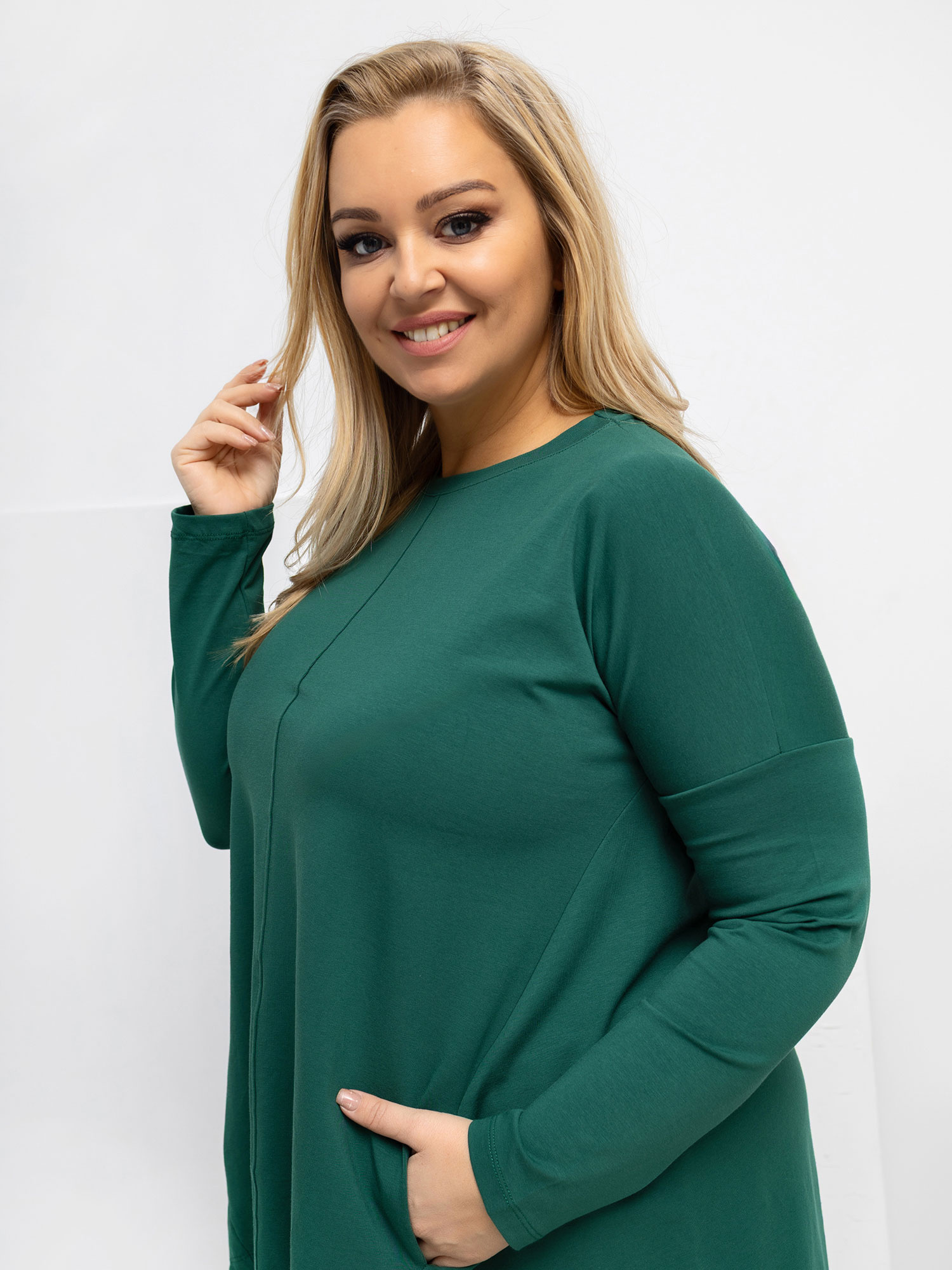 Bluzka ciemny zielony