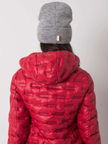 Szara czapka beanie damska