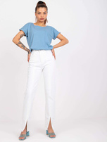 Jasnoniebieski t-shirt damski basic Ventura