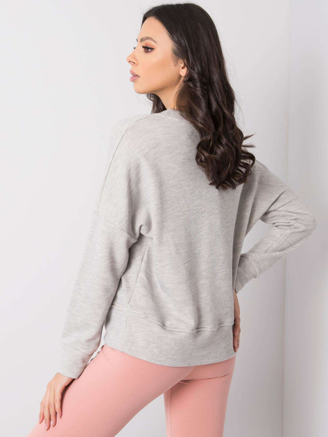 Jasnoszara melanżowa bluza Veronica