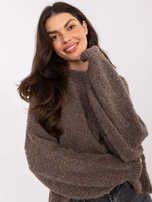 Fango sweter boucle o kroju oversize