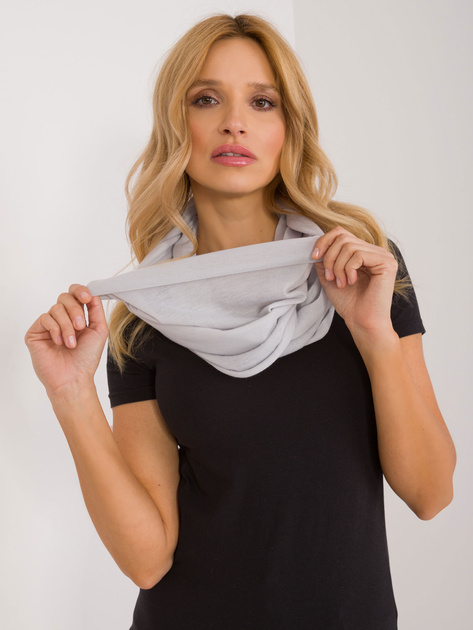 Hurtownia Jasnoszary gładki komin z wiskozy