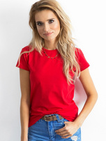 Czerwony t-shirt Peachy