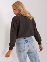 Hurt Khaki krótka bluzka na co dzień ze ścigaczem