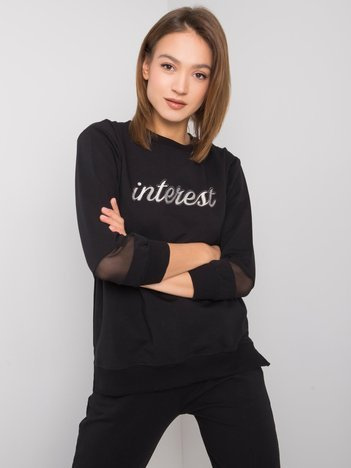 Czarny komplet casualowy Elayna