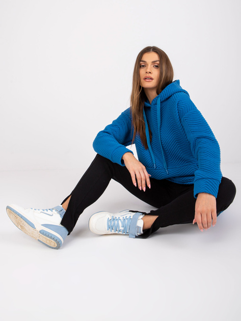 Ciemnoniebieska bluza kangurka Atlanta RUE PARIS