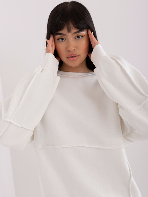 Hurt Ecru bluza bez kaptura z okrągłym dekoltem