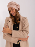 Didmeninė prekyba: Bežinė moteriška beretė su aplikacijomis.