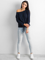 Granatowa bluzka Fiona