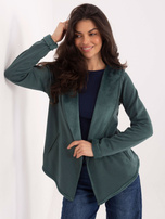 Ciemnozielona damska bluza z kapturem SUBLEVEL 