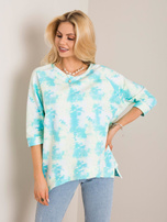 Blaue-gelbe Kapuzenjacke Katherine RUE PARIS.