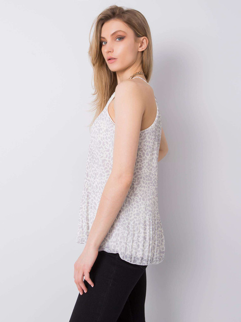 Szary top plisowany Monreale SUBLEVEL