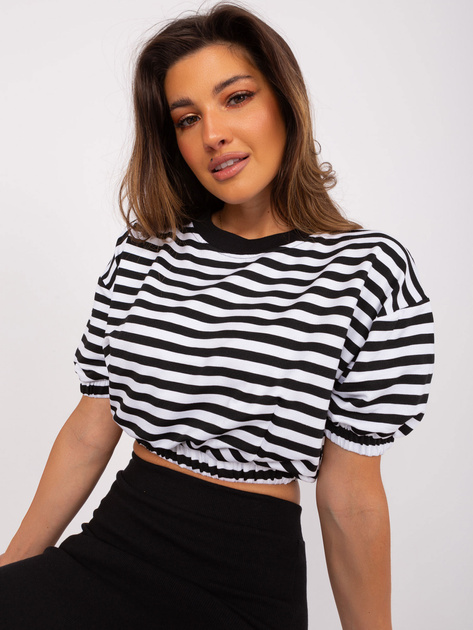 Hurt Czarny komplet casualowy ze spódnicą midi