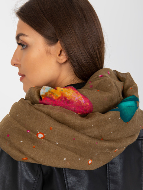 Hurtownia online Beżowa wiskozowa chusta komin