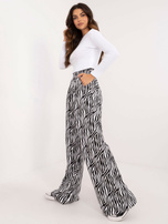 Hurt Biało-czarny dwuczęściowy komplet z długimi spodniami