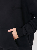 Czarna bluza oversize z kapturem NATURAL SIDE