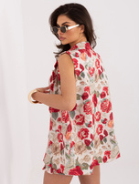 Czerwona elegancka kamizelka od garnituru