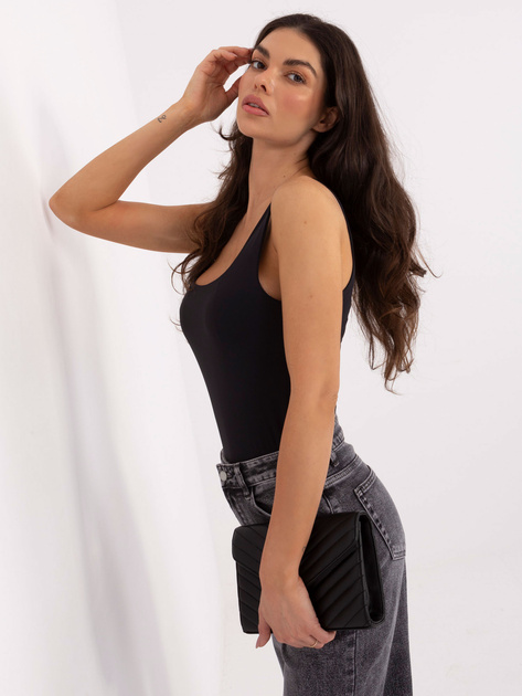 Czarny gładki top basic SUBLEVEL
