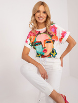 Hurt Ecru dwuczęściowy komplet welurowy RUE PARIS