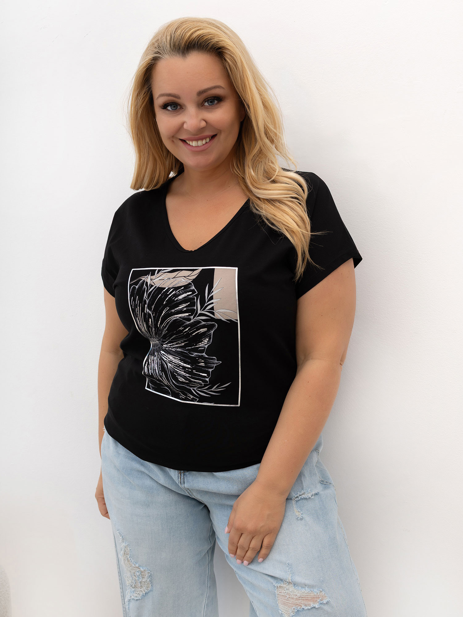 T-shirt czarny